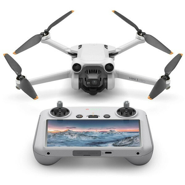 Квадрокоптер DJI Mini 3 Pro (DJI RC), серый