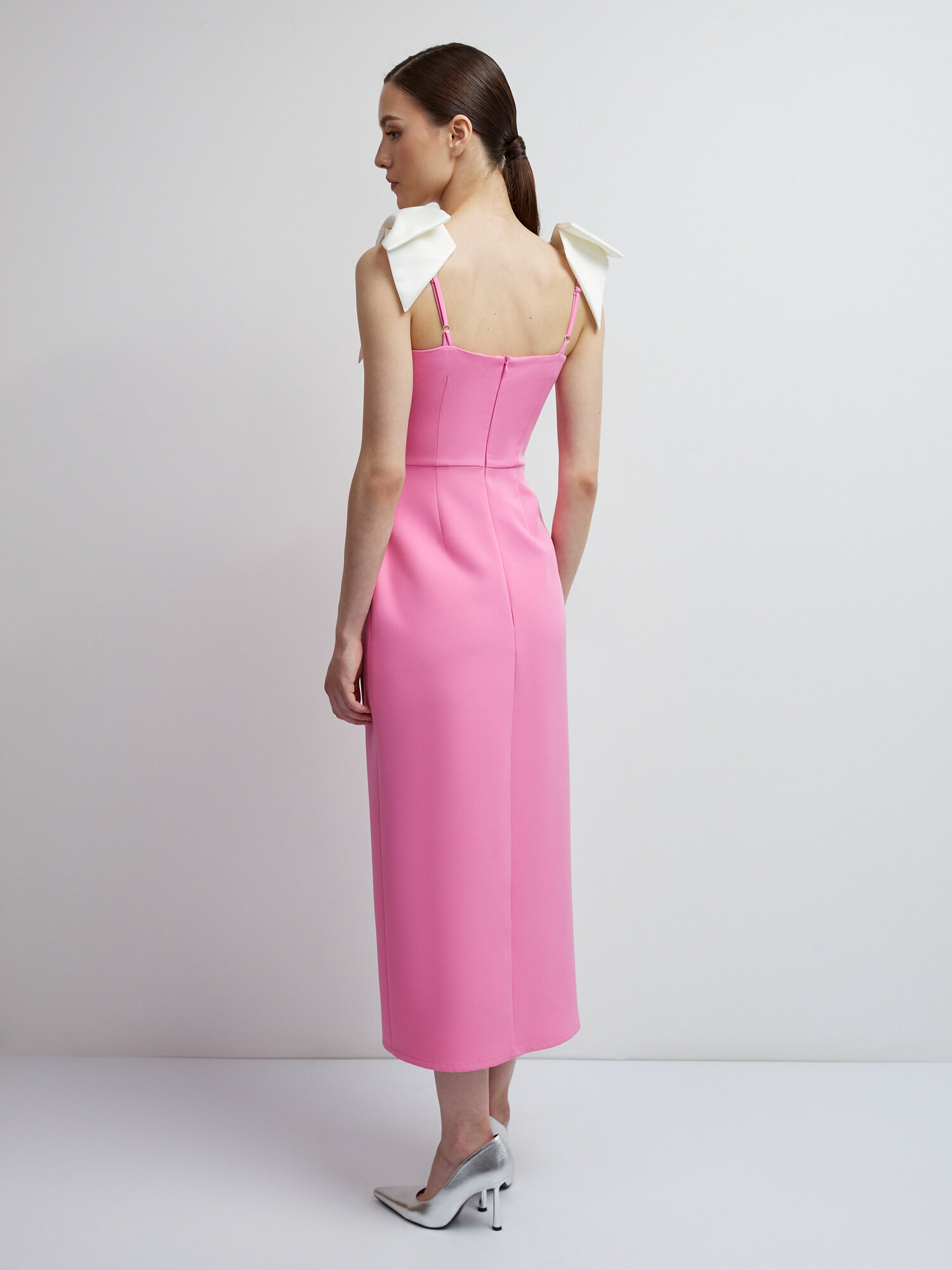 Платье Vittoria Vicci, размер XL, розовый/белый — фото 1