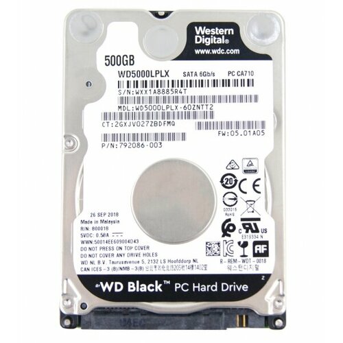 Жесткий диск HP 792086-003 500Gb 7200 SATA 25 HDD 7955₽