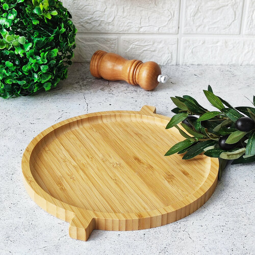 Поднос бамбуковый для закусок 282415 см круглый Baizheng 822₽