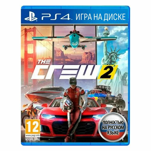 игра ps4 the crew 2 Игра The Crew 2 (PlayStation 4, PlayStation 5, Русская версия)