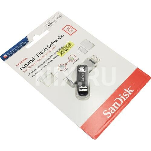 Флешка Sandisk iXpand GO SDIX60N-128G-GN6NE 128 Гб Black