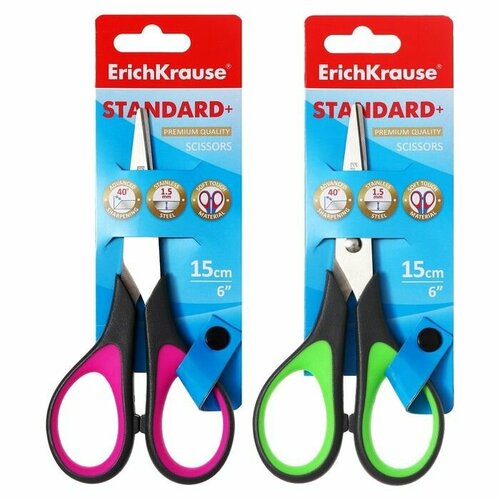 Ножницы ErichKrause Standard 15 см 640₽