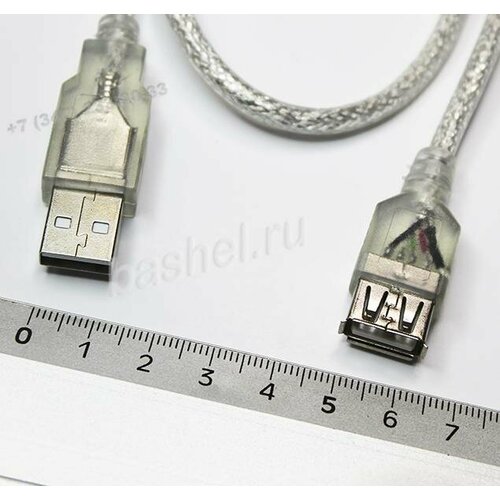 Удлинитель USB (USB AM-USB AF) DAYTON, силикон, 10,0 м электротовар