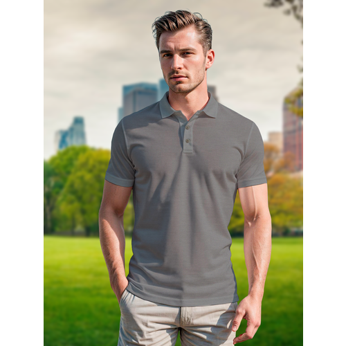 фото Поло primier textile, размер (56)3xl, серый