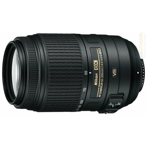 ОбъективNikon DX AF-S NIKKOR 55-300mm 145-56G ED черный 2390000₽