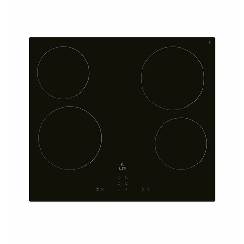 Электрическая варочная поверхность встраиваемая LEX EVH 640A BL четырехконфорочная сенсорное управление 12599₽
