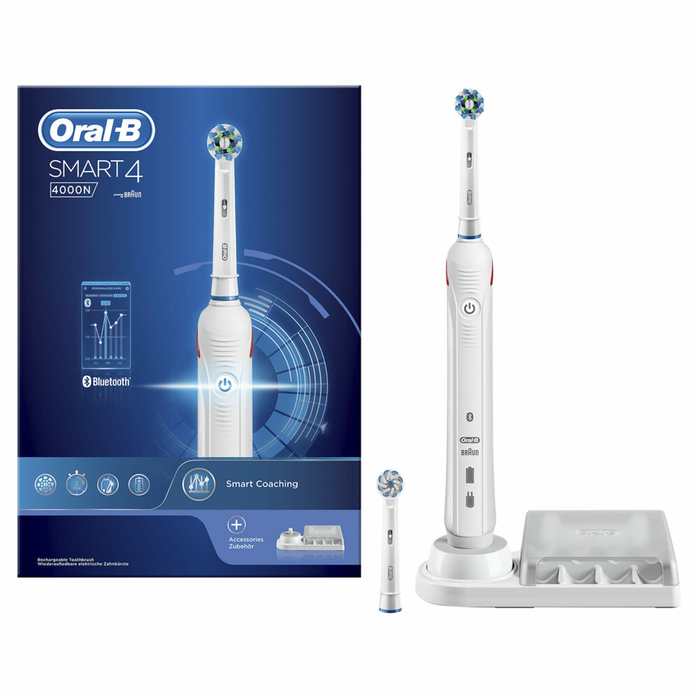 Электрическая зубная щетка Oral-B Smart Series 4 4000N White