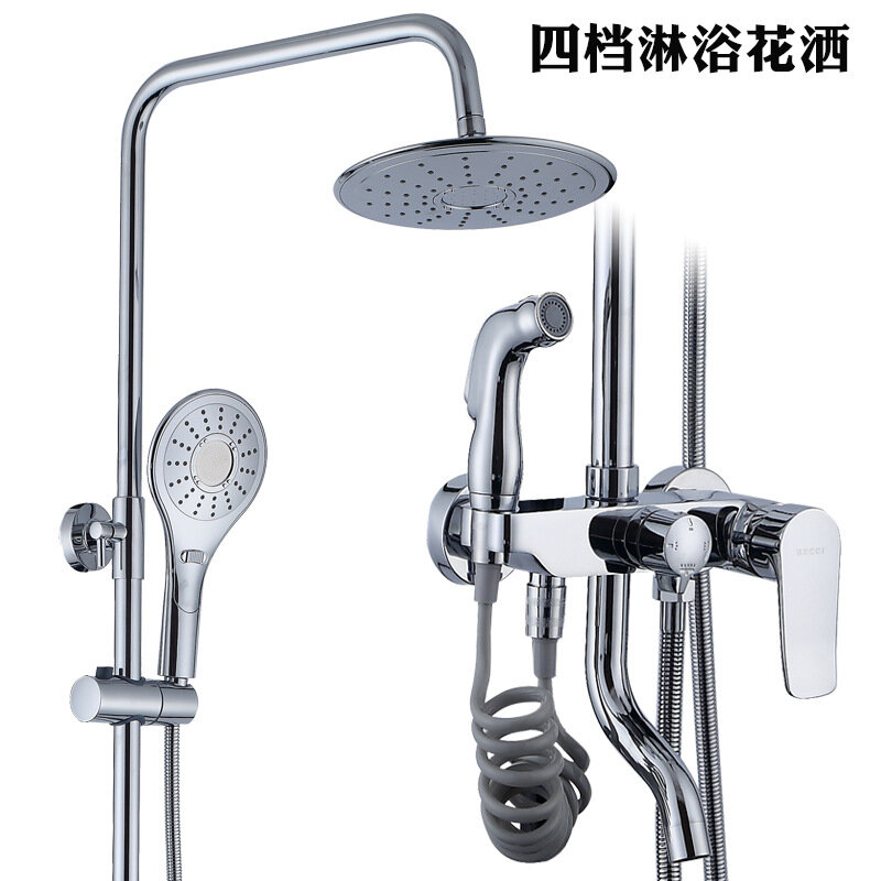 фото Набор для душа, верхний душ, латунь