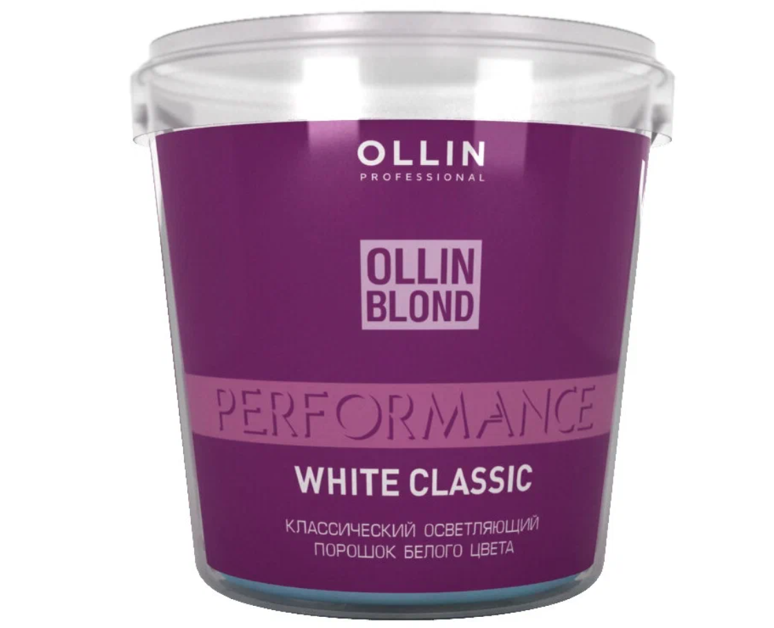 OLLIN / BLOND PERFORMANCE – Классический осветляющий порошок белого цвета "White Classic ", 500 г