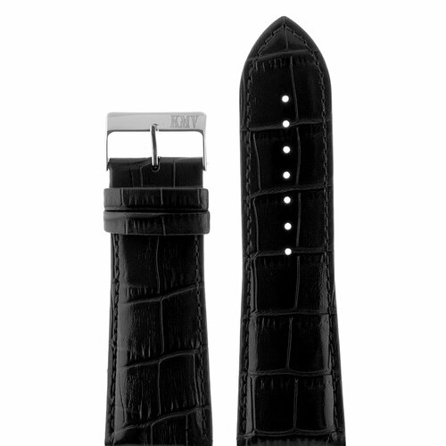 Ремешок KMV фактура под рептилию размер 30мм черный 2296₽