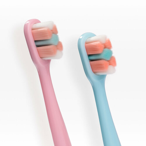Зубная щетка мягкая набор 2 шт, для взрослых, для чистки зубов и десен, для брекетов, универсальная, для гигиены и ухода за полостью рта