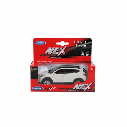 Машинка 1:38 Hyundai Tucson пруж. мех, цвет в ассорт. арт.43718W