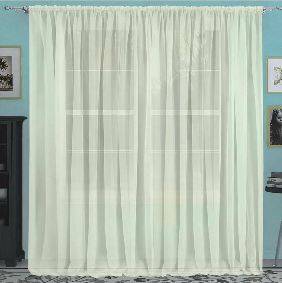 Тюль гостиный Моно 400х290 см