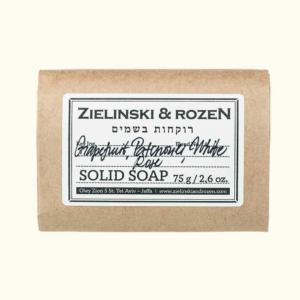 Zielinski & Rozen Твердое мыло Грейпфрут, Пачули, Белая Роза (75гр)