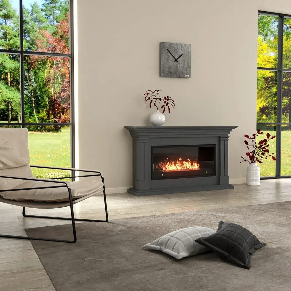 Биокамин Lux Fire с порталом Ромео 42  графит