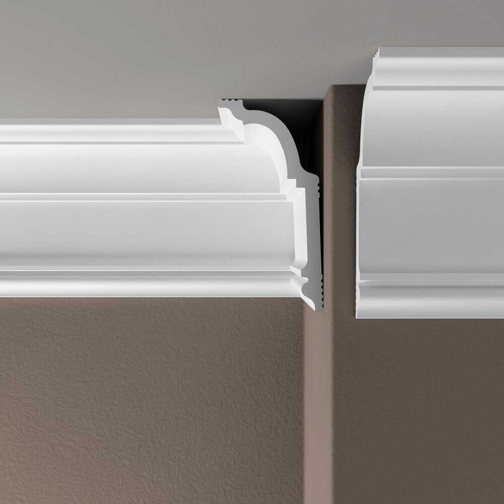 Карниз XPS Polymer Де-Багет ПП 09 120/60 Д2000хШ60хВ120 мм.