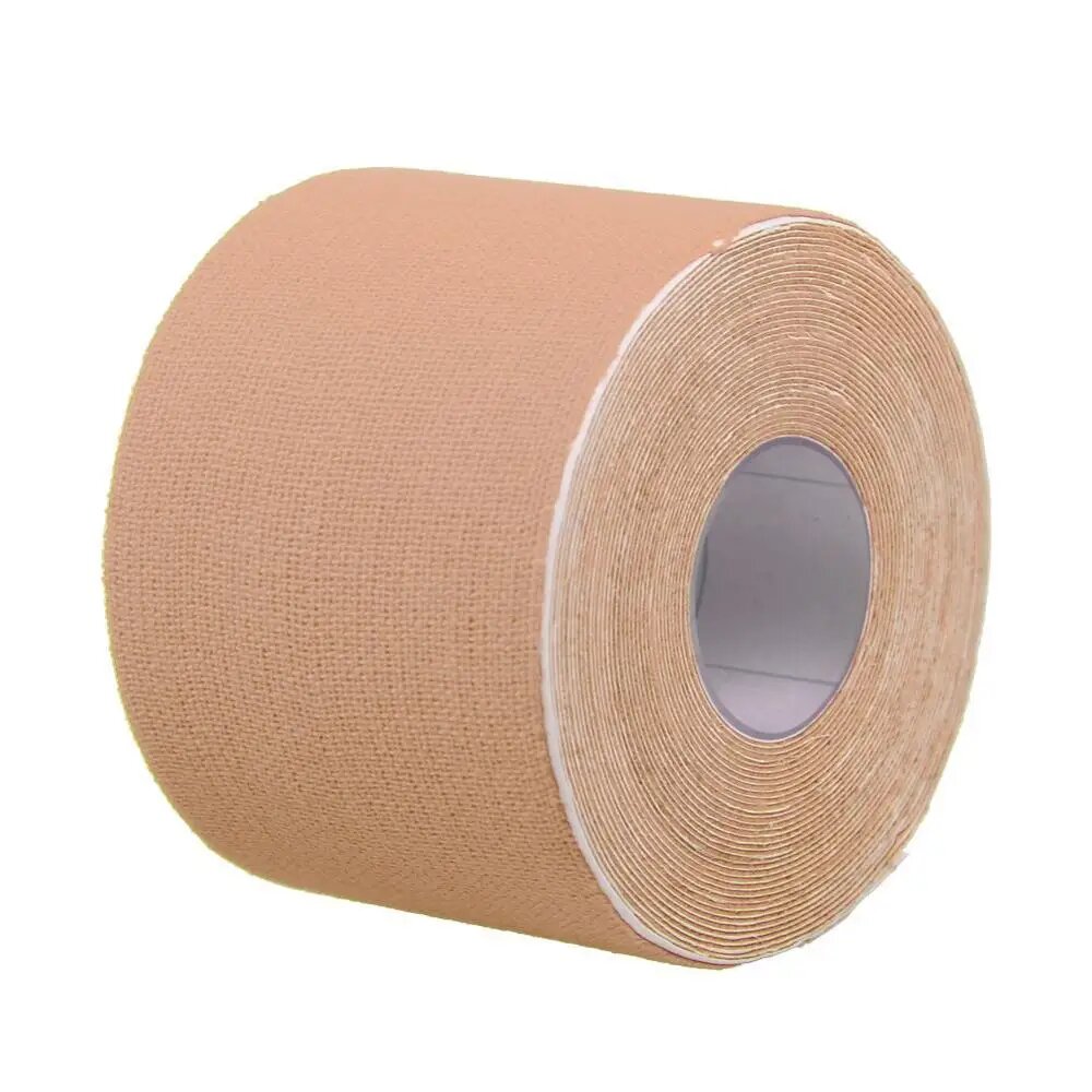 Спортивная лента XUANGOUXGCN 25х5 м 25MM x 5m Бежевый
