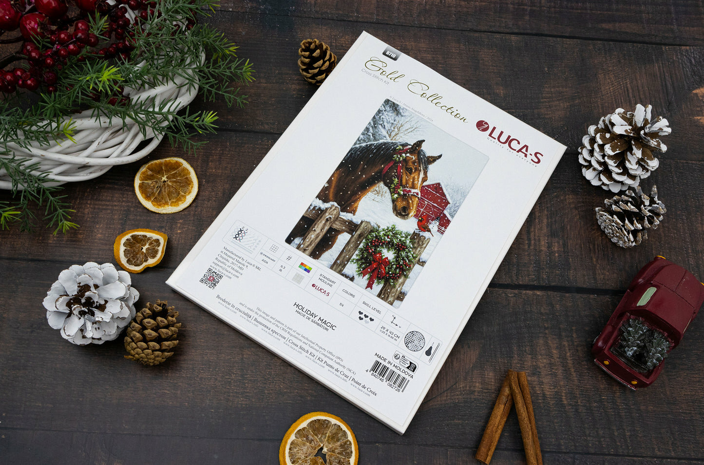 Luca-s Набор для вышивания B710 Праздничное волшебство — фото 1