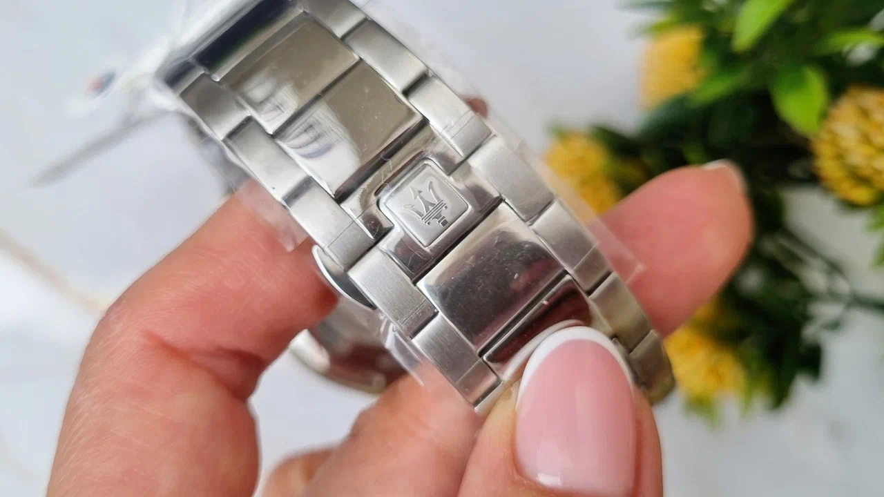 Наручные часы Maserati, серебристый/синий