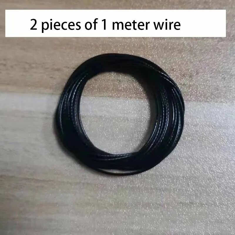 2 шт, черные шнурки для обуви 1m wire