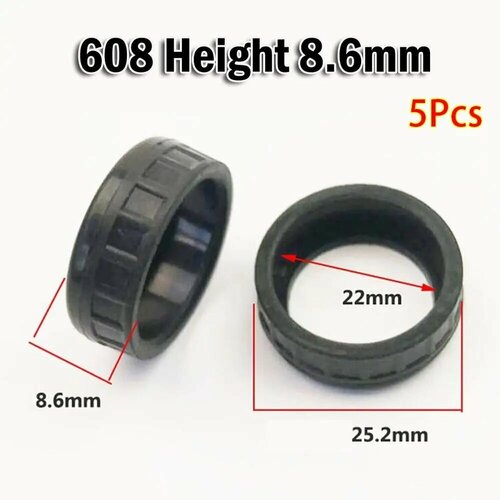 Резиновые втулки для подшипников 607 608 6000 5Pcs 607 88mm 159₽