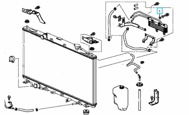 Воротниковая втулка; Артикул Honda/Acura: 17259PG6000 (Оригинал)
