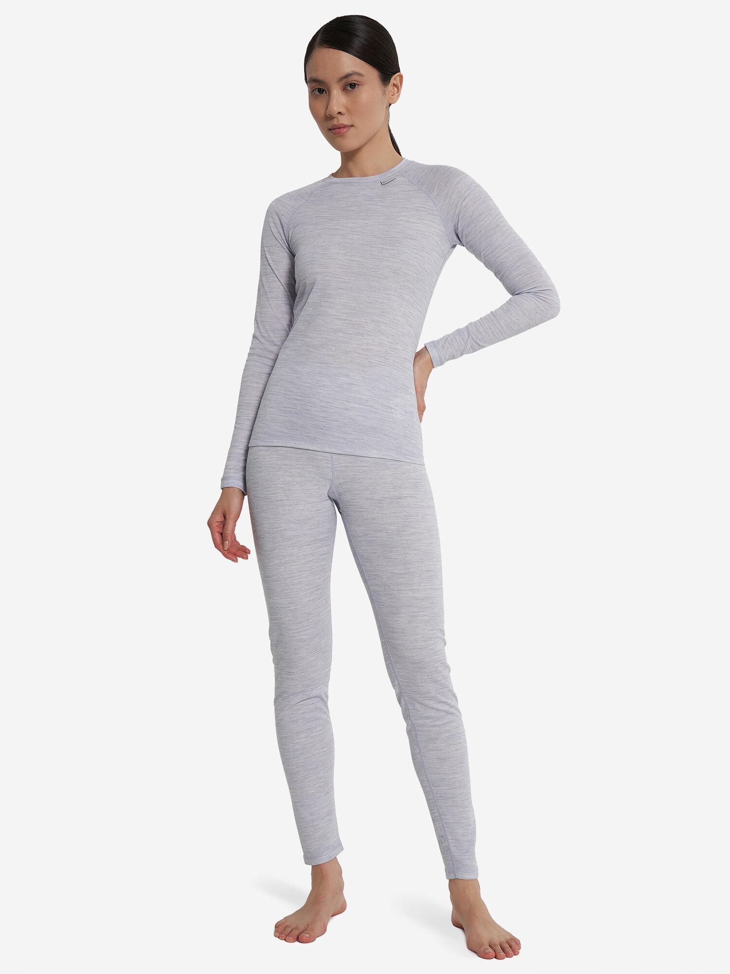 Термолегинсы GLISSADE, размер 50, светло-серый — фото 1