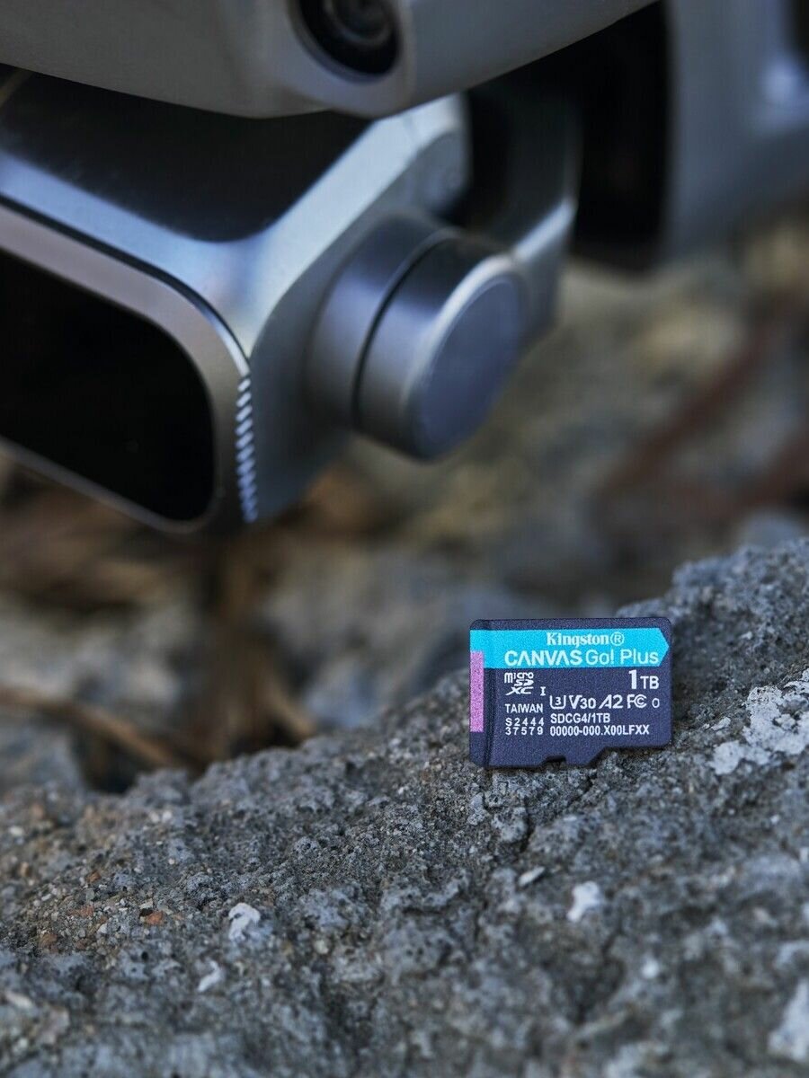 Карта памяти microSD 64 ГБ Kingston Canvas Go! Plus Gen.4 Class 10 (SDCG4/64GB) UHS-I U3 V30 A2 200 Мб/с, с SD-адаптером — фото 1