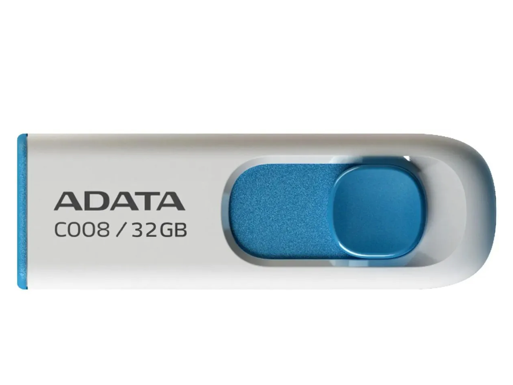 Флеш-накопитель USB A-Data Classic C008 32ГБ, USB2.0, белый/синий