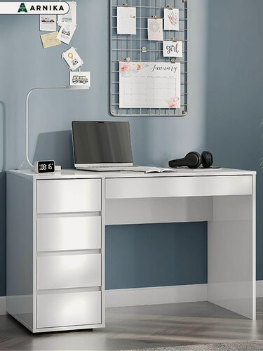 Изображение товара ARNIKA Стол письменный, для школьника с ящиками "Умный Простор" 120х60х78смсм, белый