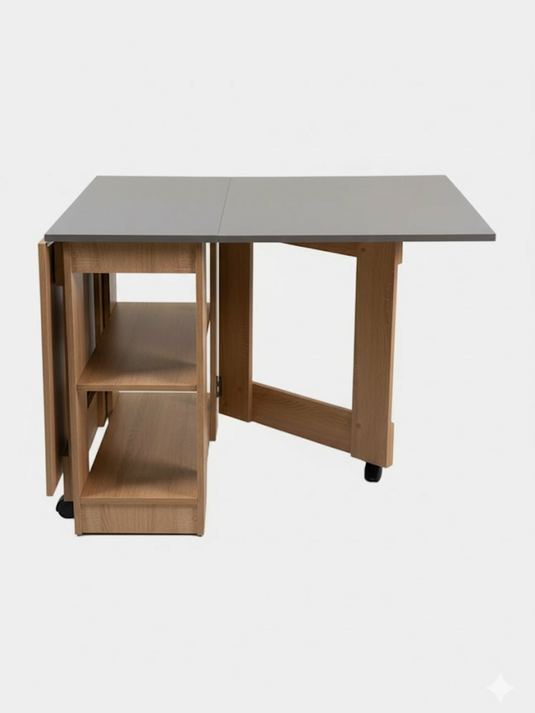 Стол кухонный AIKO "Vibe Lite", складной, ЛДСП, прямоугольная форма — фото 1