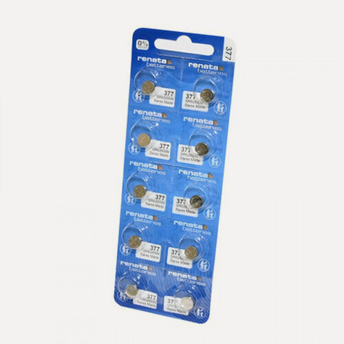 Изображение товара Батарейка RENATA SR626SW 377 (0%Hg) BL Комплект 10 шт.