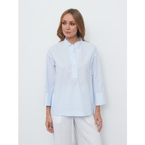 Блуза Gerry Weber, размер 44 GER, голубой блуза gerry weber размер 44 ger белый