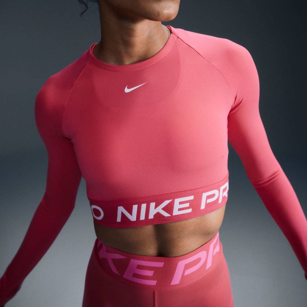 Рашгард NIKE Pro , размер XL INT, розовый — фото 1