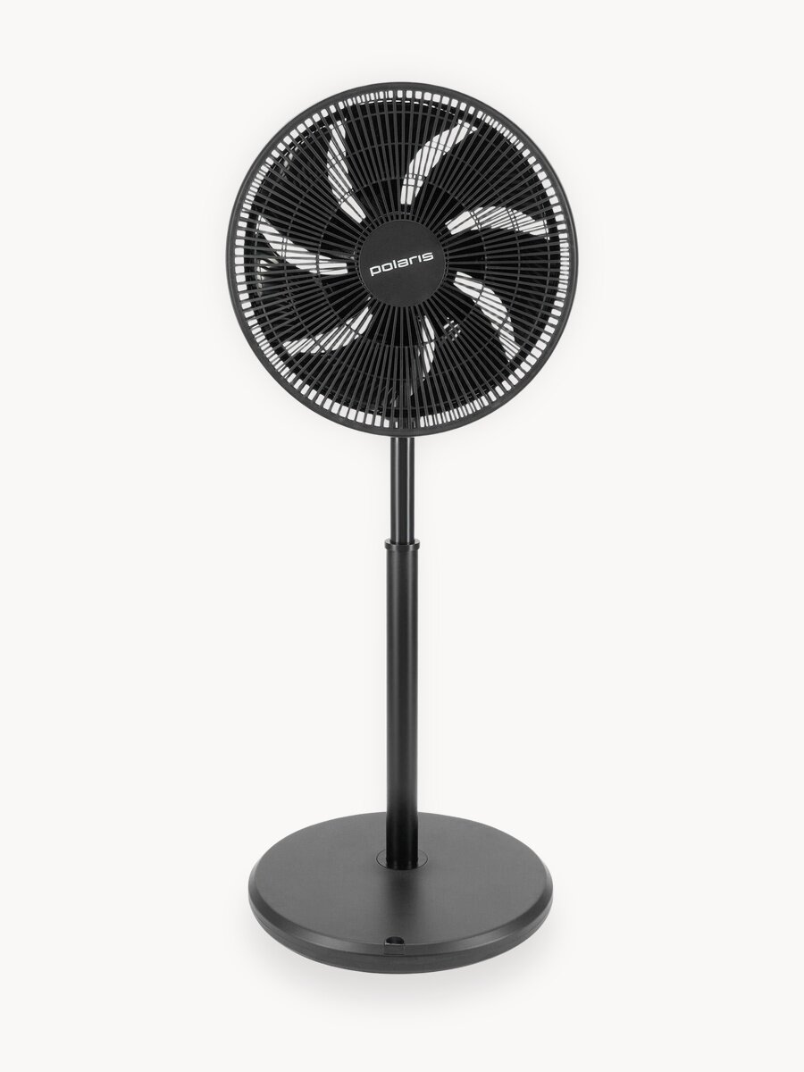 Вентилятор напольный с пультом Polaris PSF 3080 бесшумный, 10 скоростей, черный