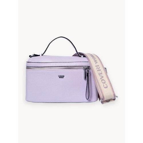 Сумка кросс-боди Coveri World, фактура зернистая, розовый