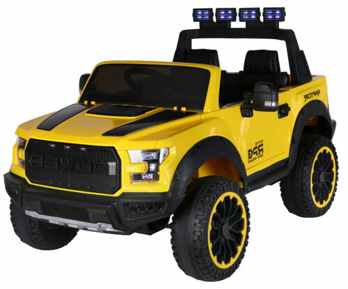 FUTAI FORD RAPTOR 12V Электромобиль полный привод, EVA XHD-F150-YELLOW