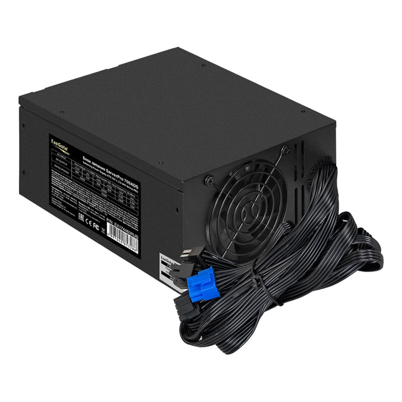 Блок питания ATX Exegate EX174460RUS 700W, APFC, 2х8cm fan, 20+4pin/2x(4+4)pin, 2xPCI-E, 9xSATA - фото №20