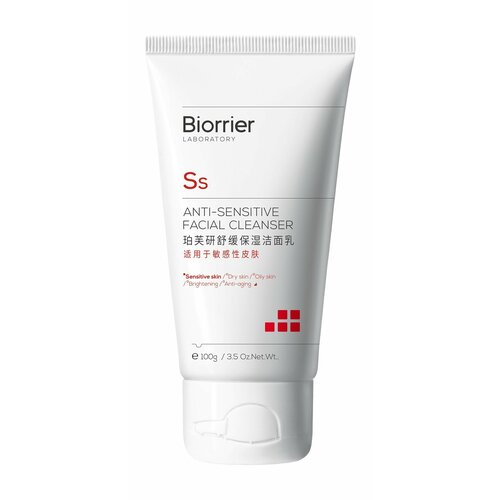 Очищающая пенка для чувствительной кожи лица / Biorrier Anti-Sensitive Cleansing Foam