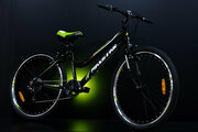 Велосипед MAXSTAR Rigid 26 Low Чёрный/Зелёный