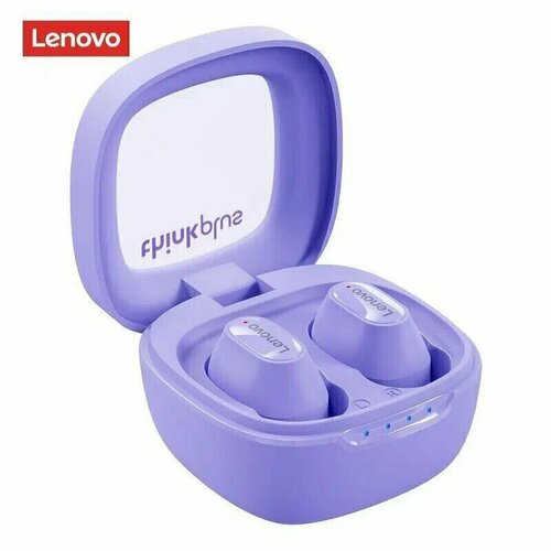 Беспроводные наушники Lenovo XT62 True Wireless Earbuds Фиолетовые 159200₽
