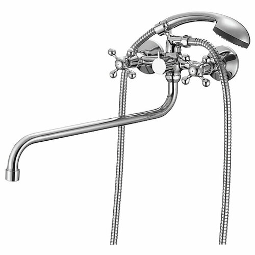 Смеситель для ванны milardo duplex длинный излив хром 15648₽
