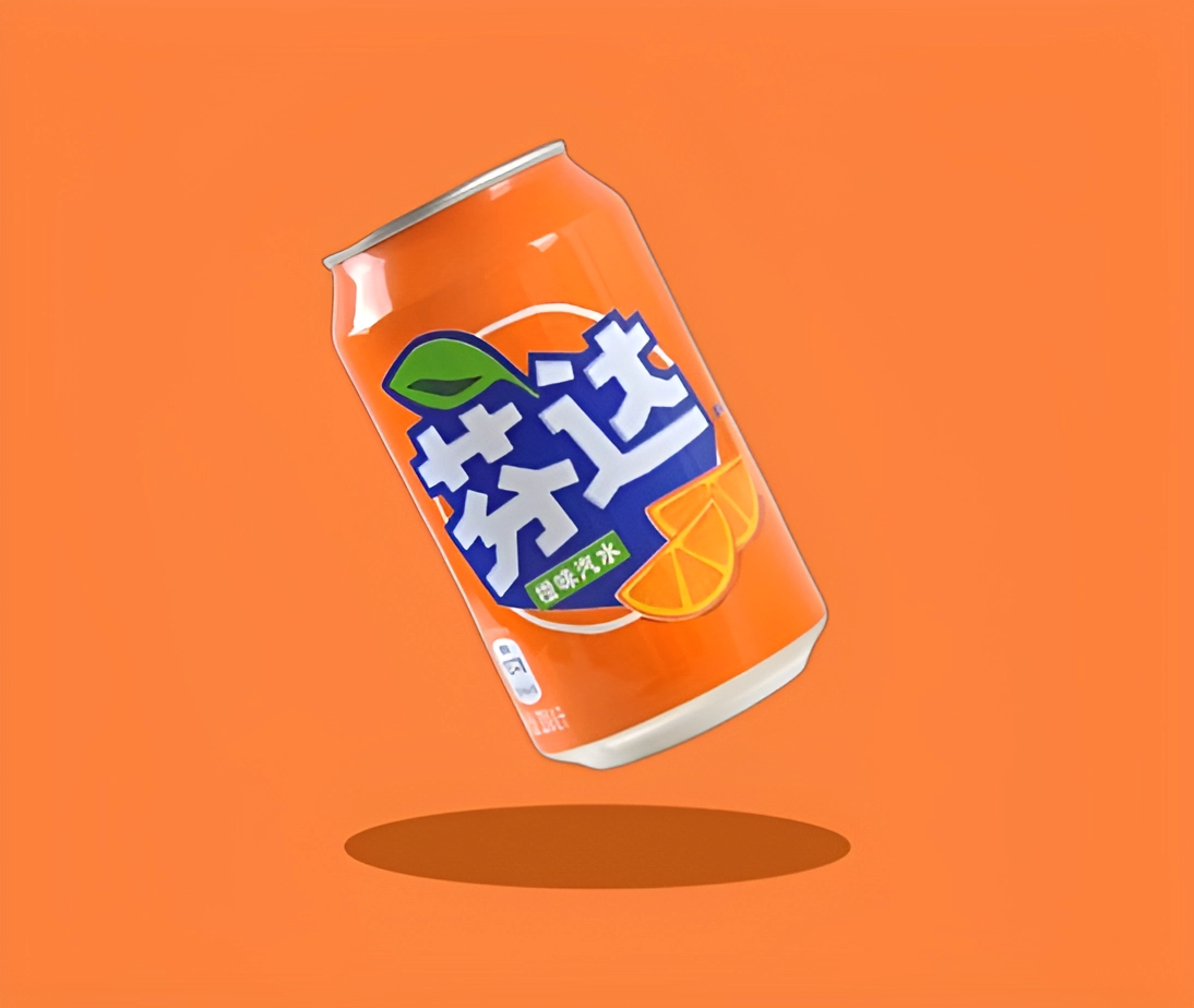 Напиток газированный Fanta (Фанта), 0,33 л х 12 банок, (Китай) - фотография № 2