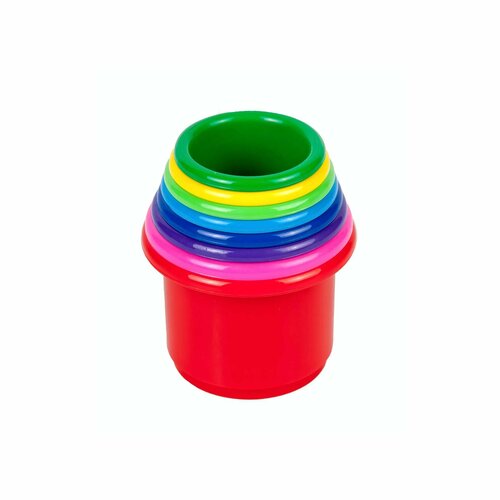 Пирамидка АльфаТойс 8 формочек 14102