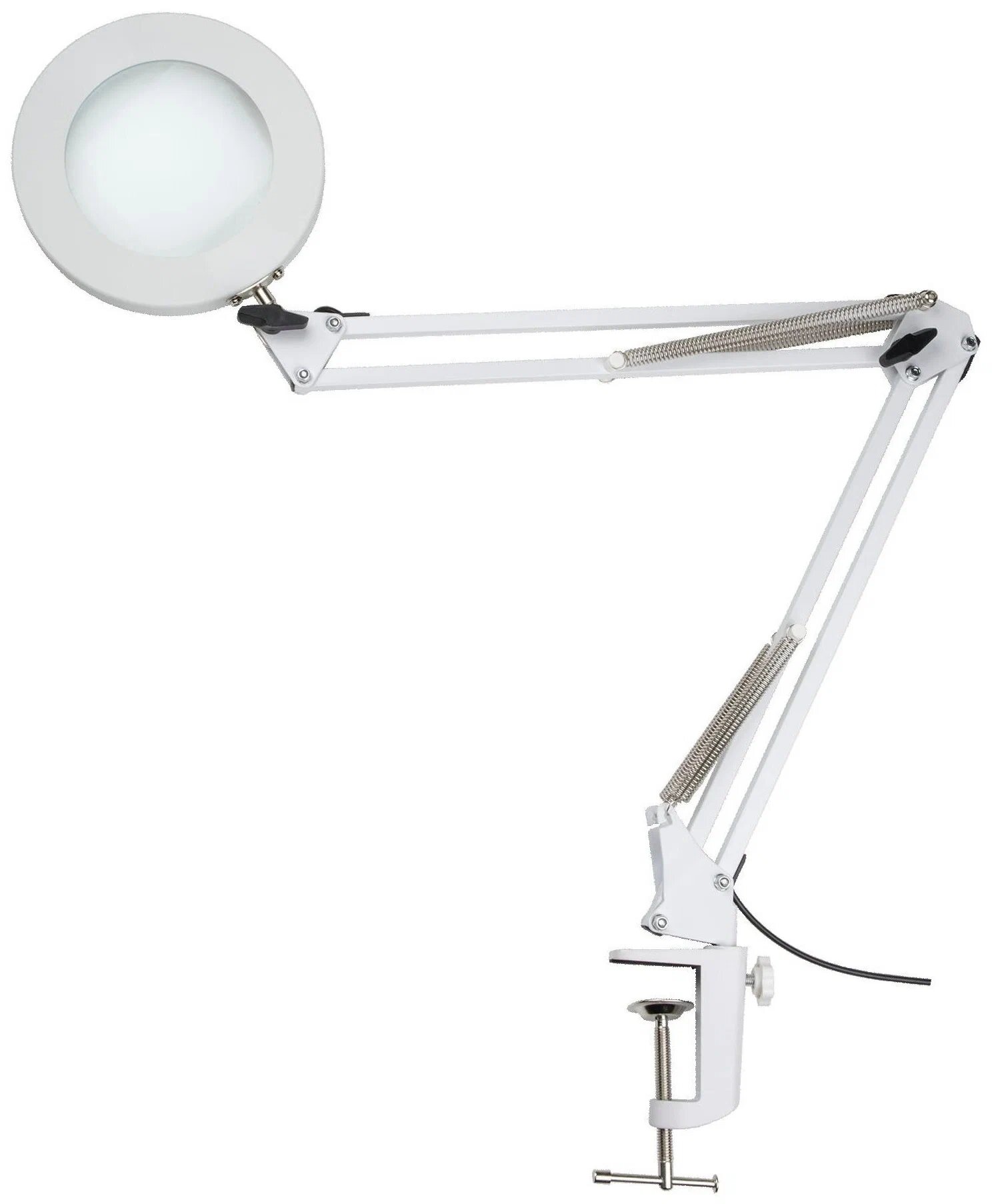 Настольная лампа Uniel с лупой на струбцине TLD-568 White/LED/300Lm/2700-5500K/Dimmer/X5 UL-00007386