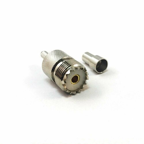 фото Разъем обжимной so239 uhf-female rg-58 и рк 50-3-18 surbo