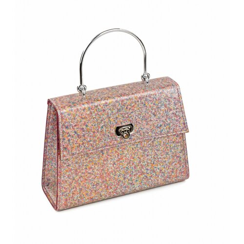 Сумка David Gutman, фактура гладкая, розовый, пыльная роза