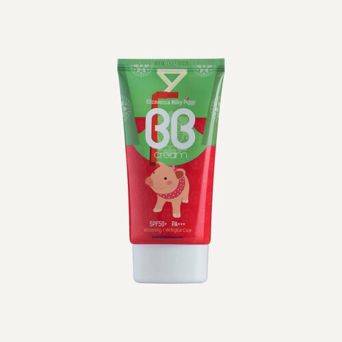 Elizavecca Milky Piggy BB cream SPF50+ PA+++ Крем для лица осветляющий антивозрастной 50мл крем для лица elizavecca осветляющий антивозрастной milky piggy bb cream spf50 pa 6484747