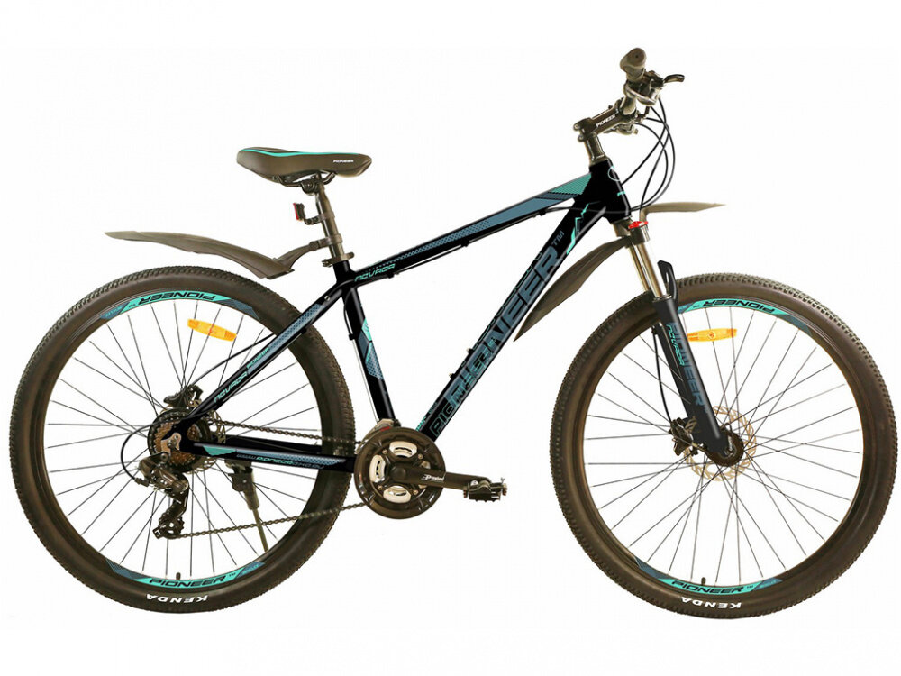 фото Pioneer Велосипед Pioneer Nevada 29" HD (рама 16", синий/черный/серебристый)
